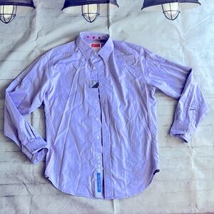 EUC The Freshly Laundered Shirt by Robert Graham Lavender Men's Button Down LG